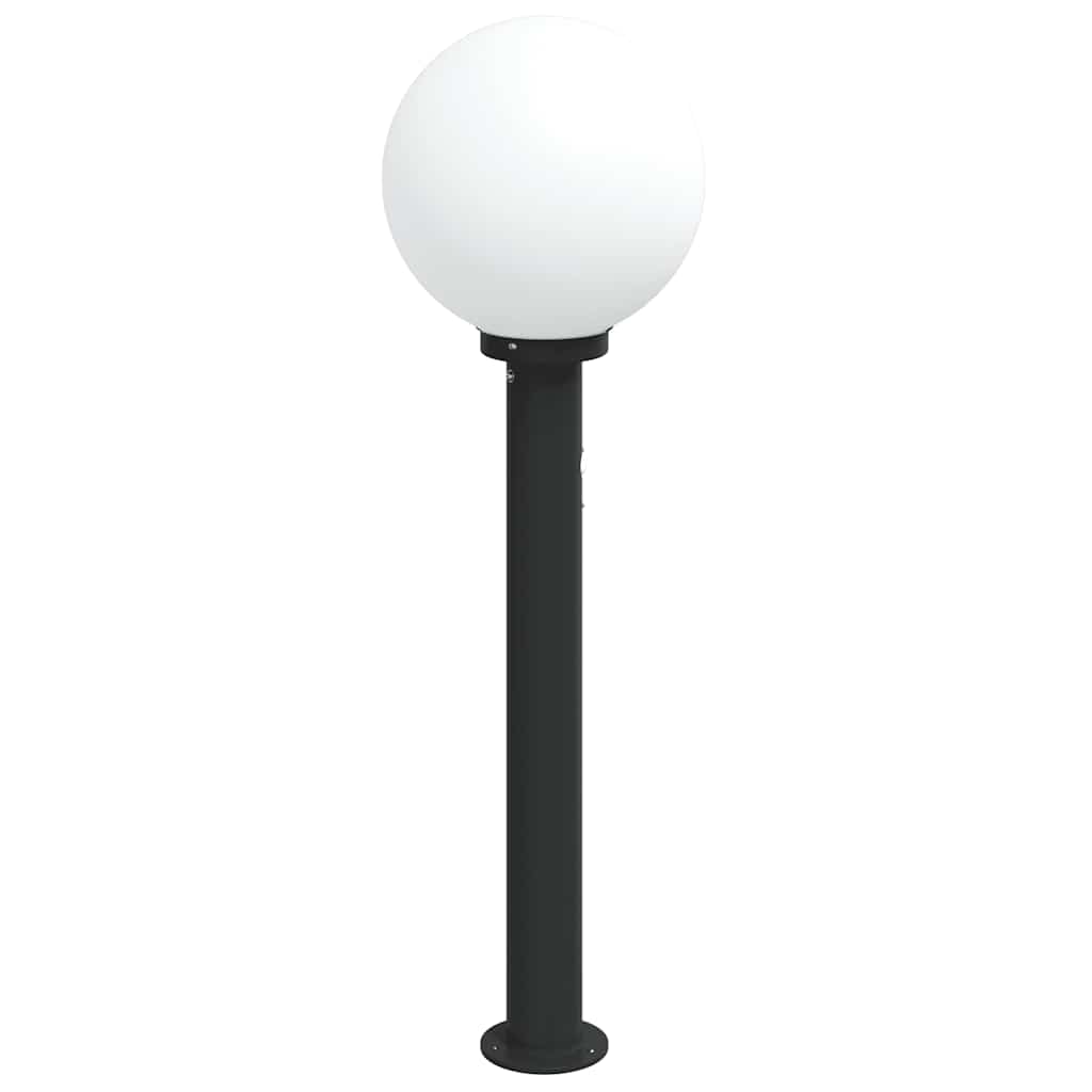 szenzoros oszloplámpa 80 cm fekete IP44