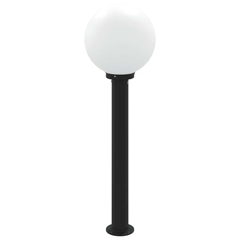 szenzoros oszloplámpa 80 cm fekete IP44