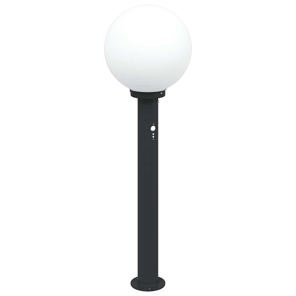 3 db szenzoros oszloplámpa 80 cm fekete IP44