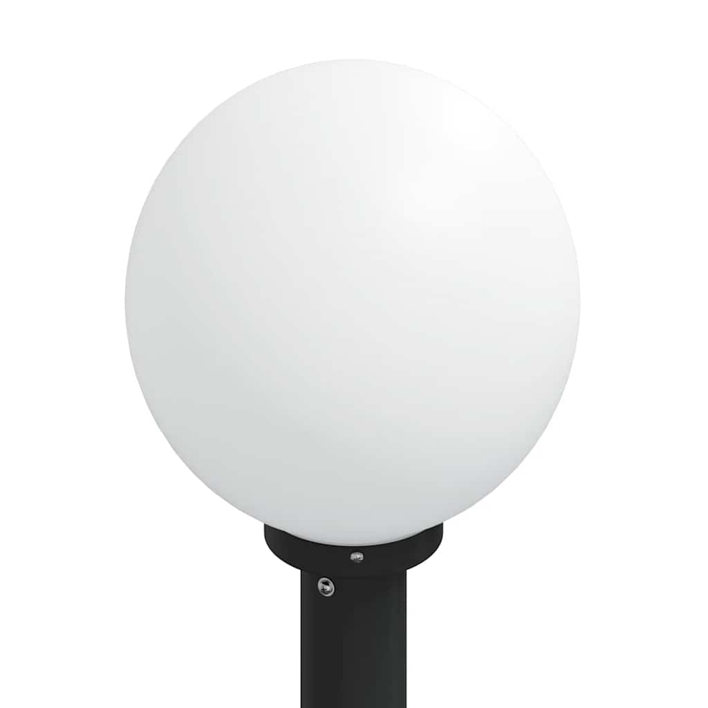 3 db fekete 80 cm oszloplámpa konnektorral IP44