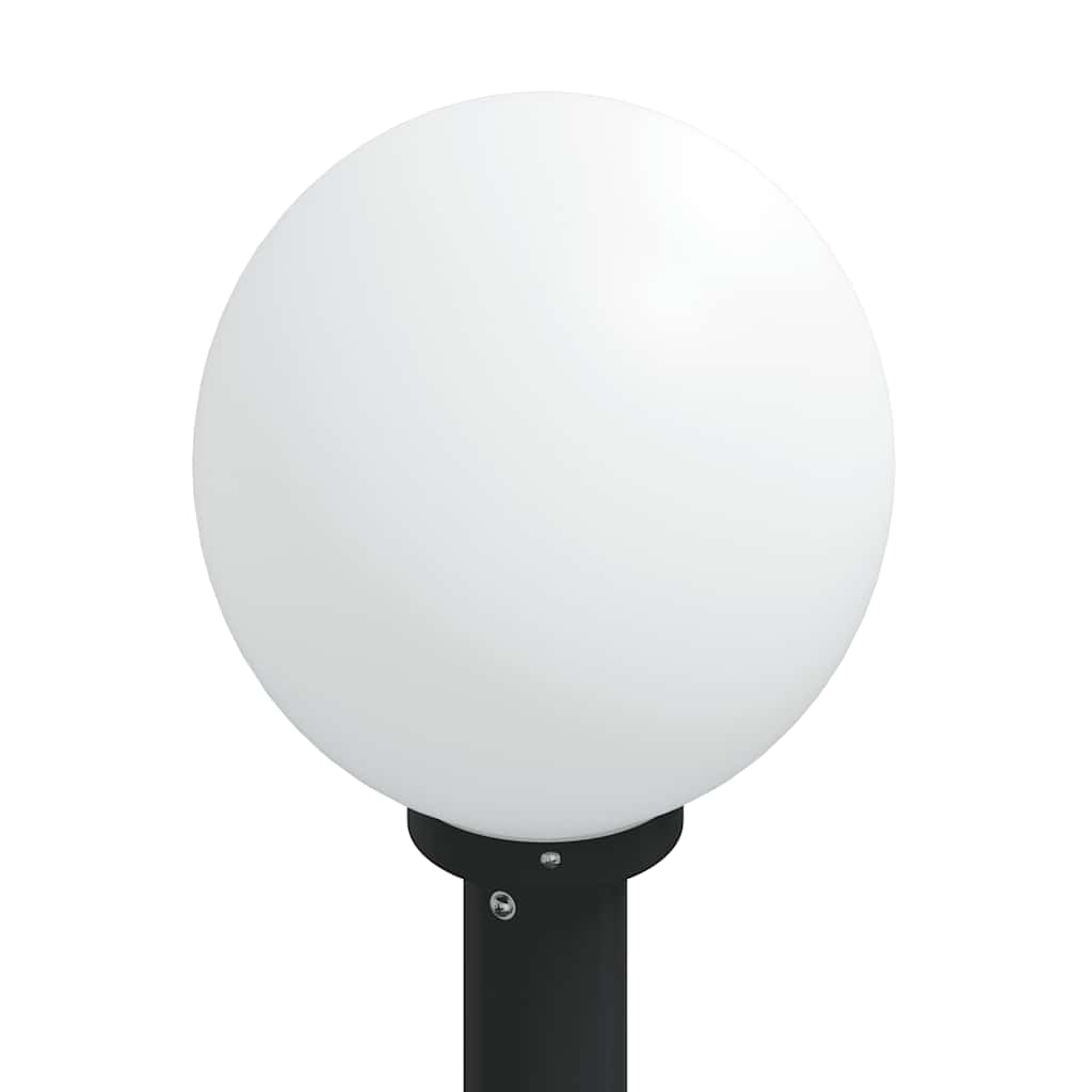 3 db fekete IP44-es oszloplámpa konnektorral 120 cm