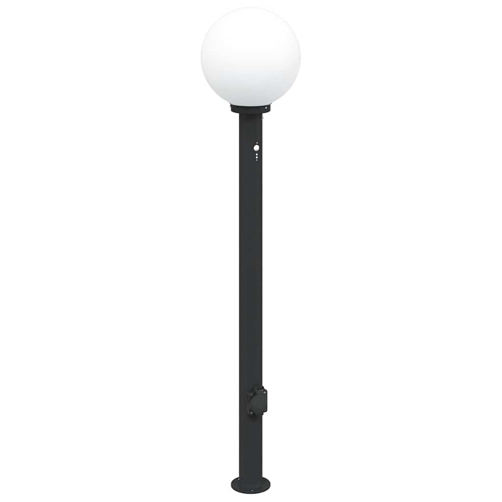 3 db szenzoros fekete oszlop alakú lámpa 120 cm IP44