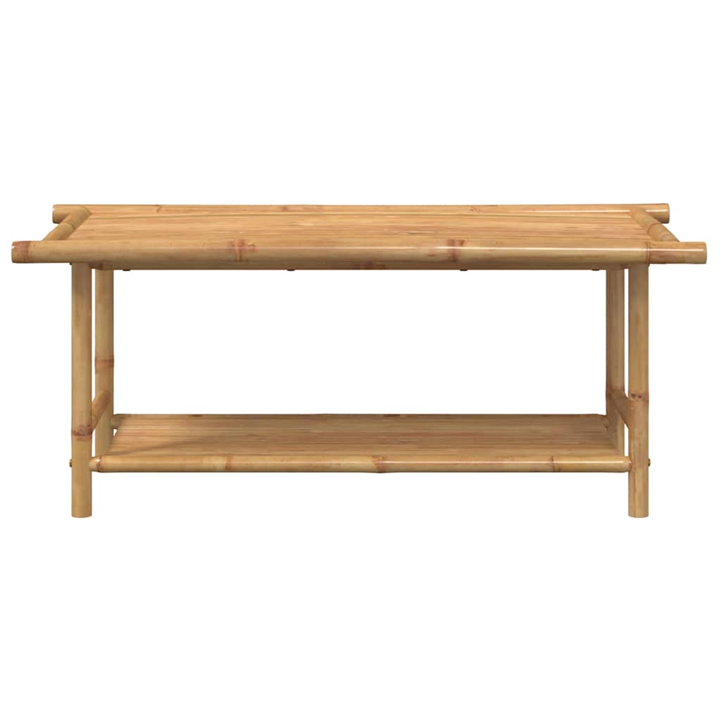 bambusz dohányzóasztal 110x55x45 cm