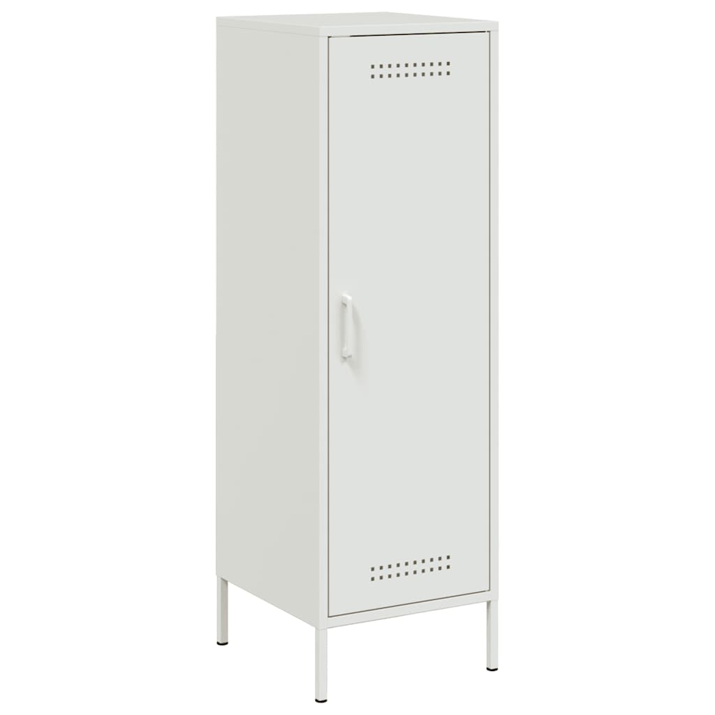 fehér acél magasszekrény 36 x 39 x 113 cm