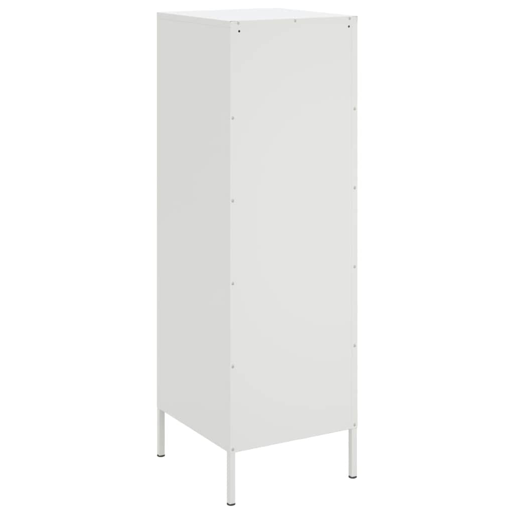 fehér acél magasszekrény 36 x 39 x 113 cm