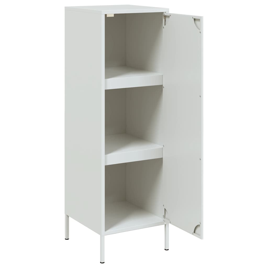 fehér acél magasszekrény 36 x 39 x 113 cm