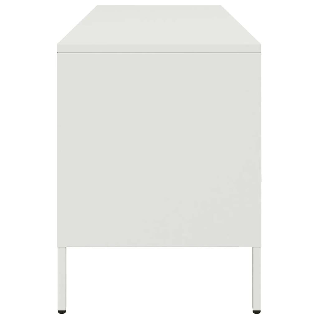 fehér acél TV-szekrény 100,5 x 39 x 50,5 cm