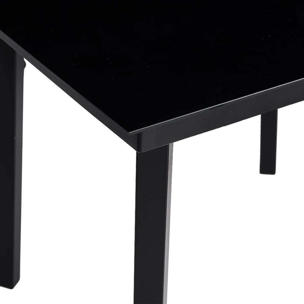 3 részes szürke polyrattan kerti étkezőgarnitúra párnával