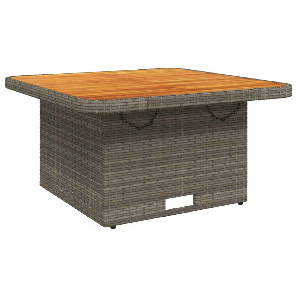 6 részes szürke polyrattan kerti ülőgarnitúra párnákkal
