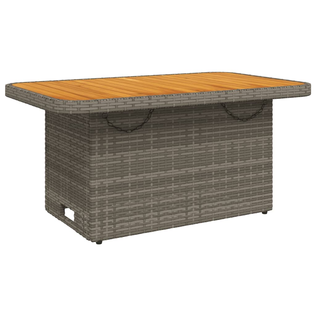 3 részes szürke polyrattan kerti ülőgarnitúra párnákkal