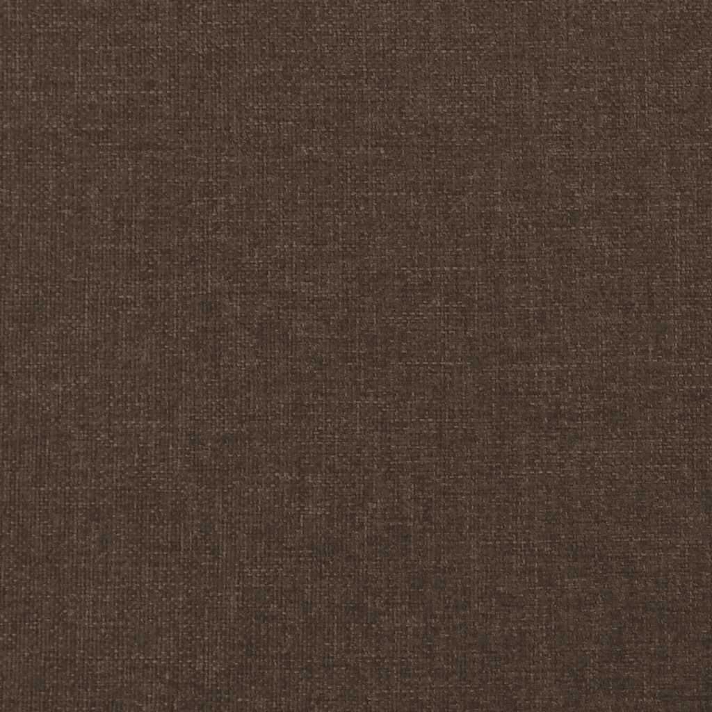 barna szövet rugós és LED-es ágy matraccal 120x190 cm