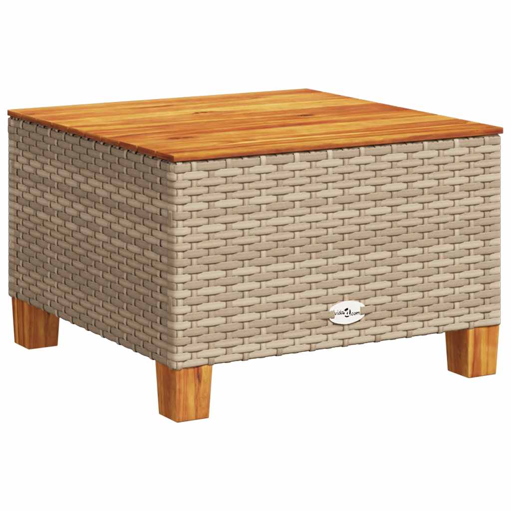 11 részes bézs polyrattan kerti ülőgarnitúra párnákkal