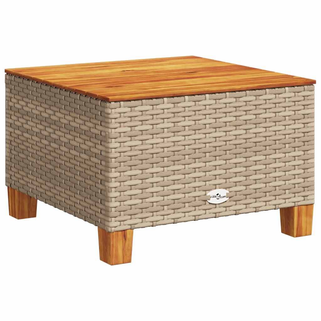 11 részes bézs polyrattan kerti ülőgarnitúra párnákkal