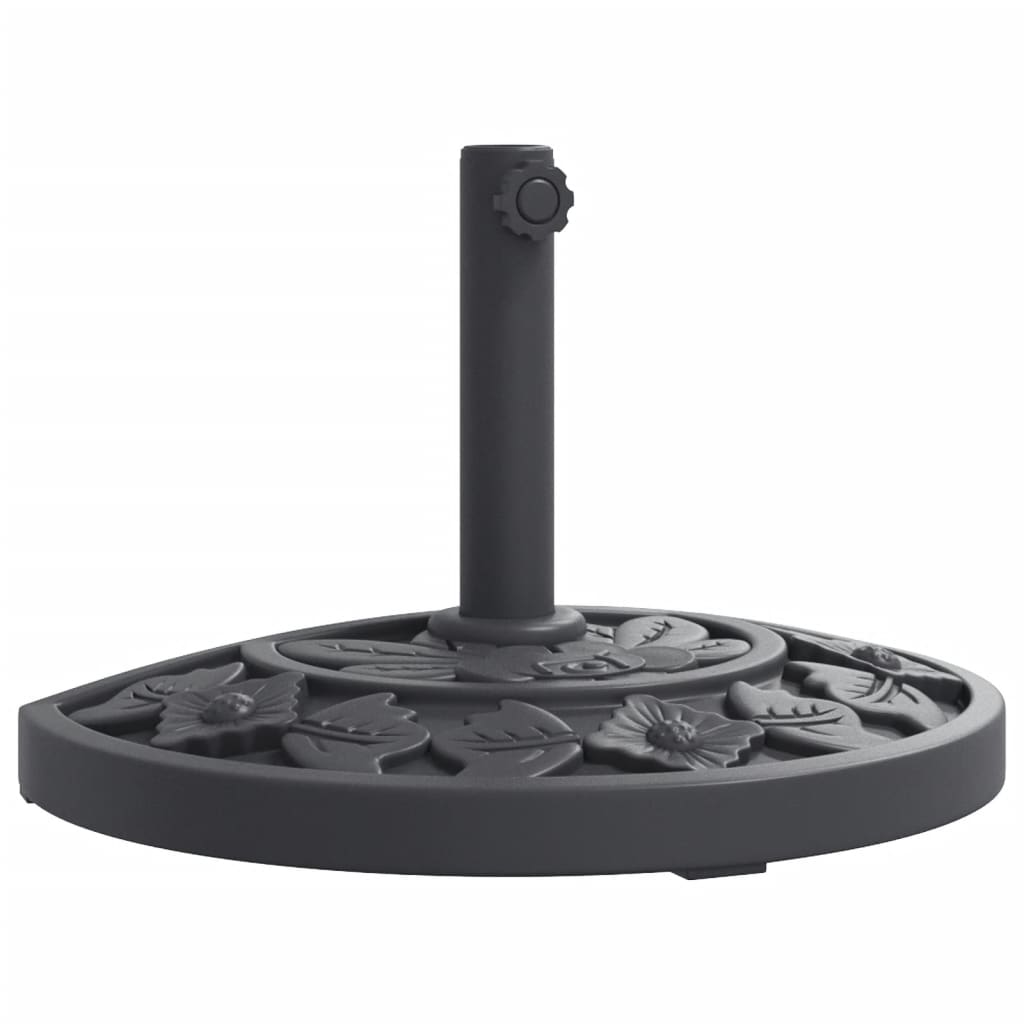 félkör alakú napernyőtalp rúdhoz Ø38 / 48 mm 9 kg