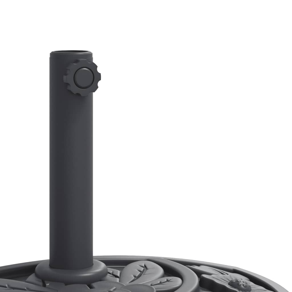 félkör alakú napernyőtalp rúdhoz Ø38 / 48 mm 9 kg