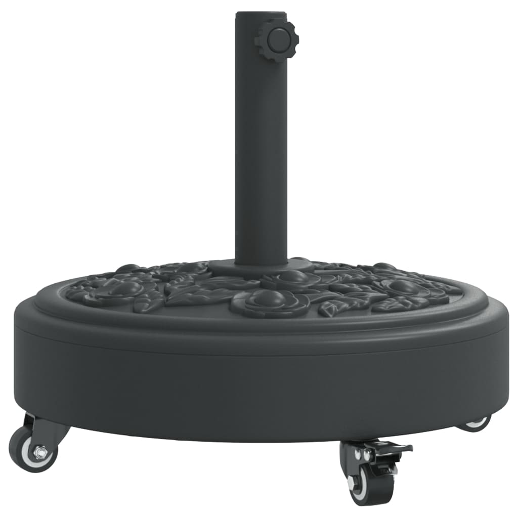 görgős kerek napernyőtalp rúdhoz Ø38 / 48 mm 27 kg