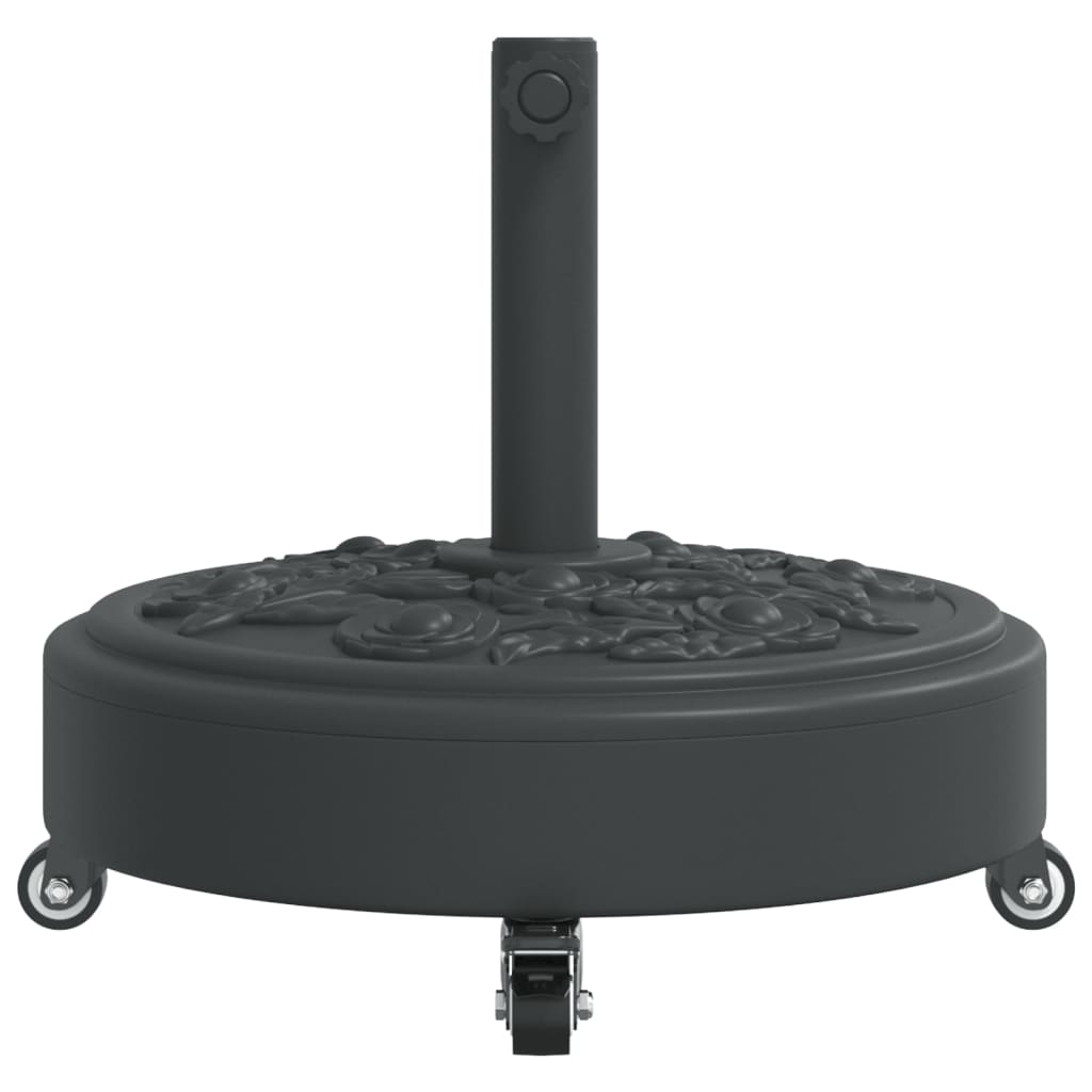 görgős kerek napernyőtalp rúdhoz Ø38 / 48 mm 27 kg