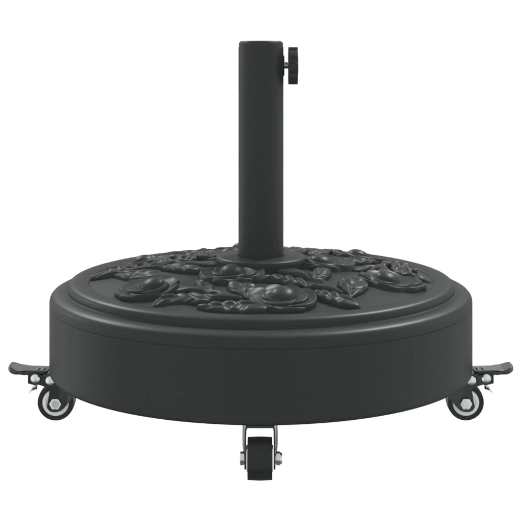 görgős kerek napernyőtalp rúdhoz Ø38 / 48 mm 27 kg