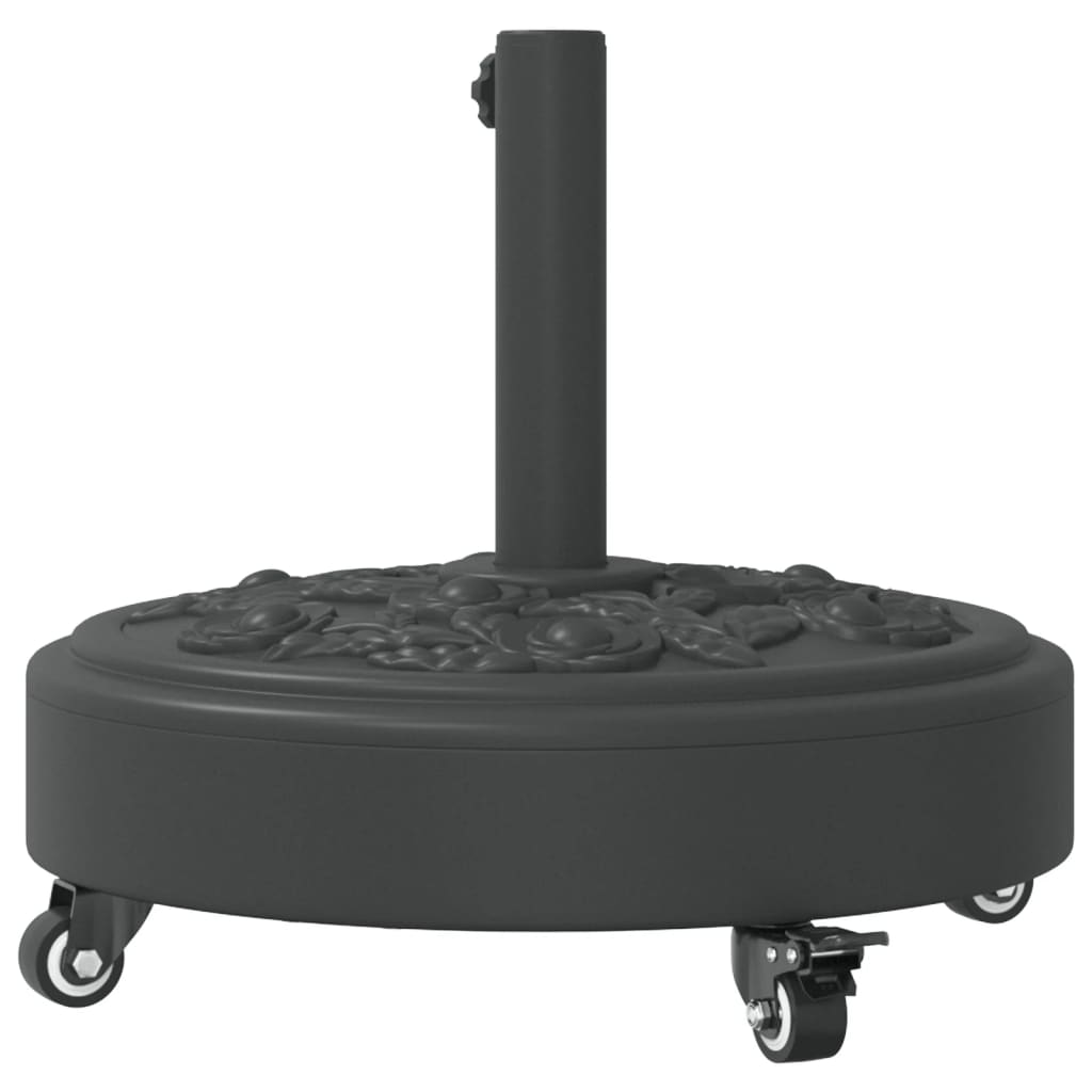 görgős kerek napernyőtalp rúdhoz Ø38 / 48 mm 27 kg