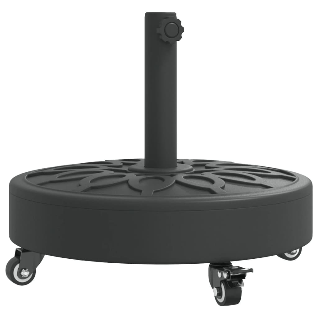 görgős kerek napernyőtalp rúdhoz Ø38 / 48 mm 27 kg