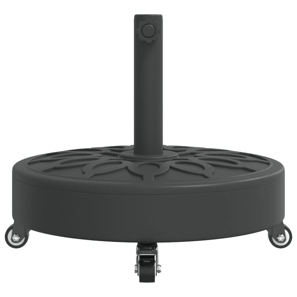 görgős kerek napernyőtalp rúdhoz Ø38 / 48 mm 27 kg