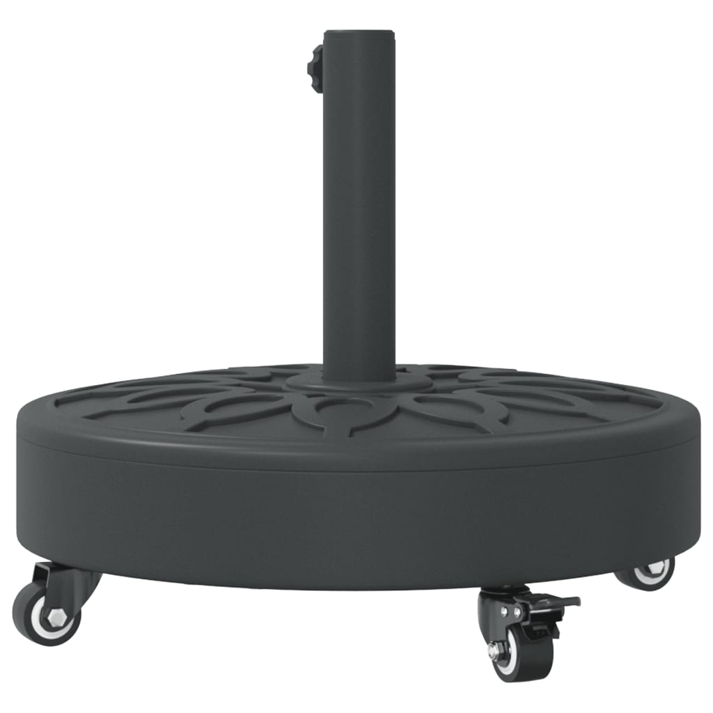 görgős kerek napernyőtalp rúdhoz Ø38 / 48 mm 27 kg
