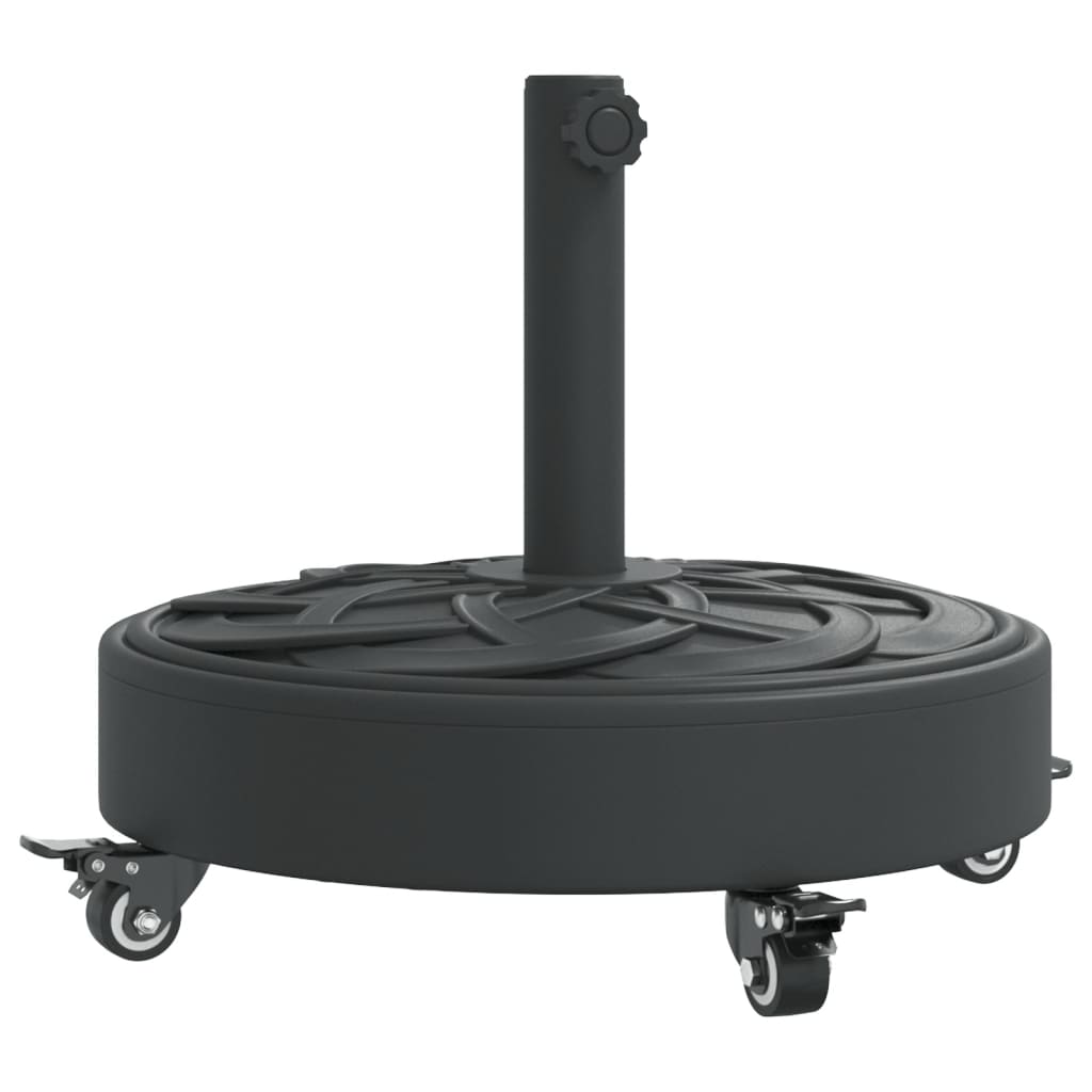 görgős kerek napernyőtalp rúdhoz Ø38 / 48 mm 27 kg