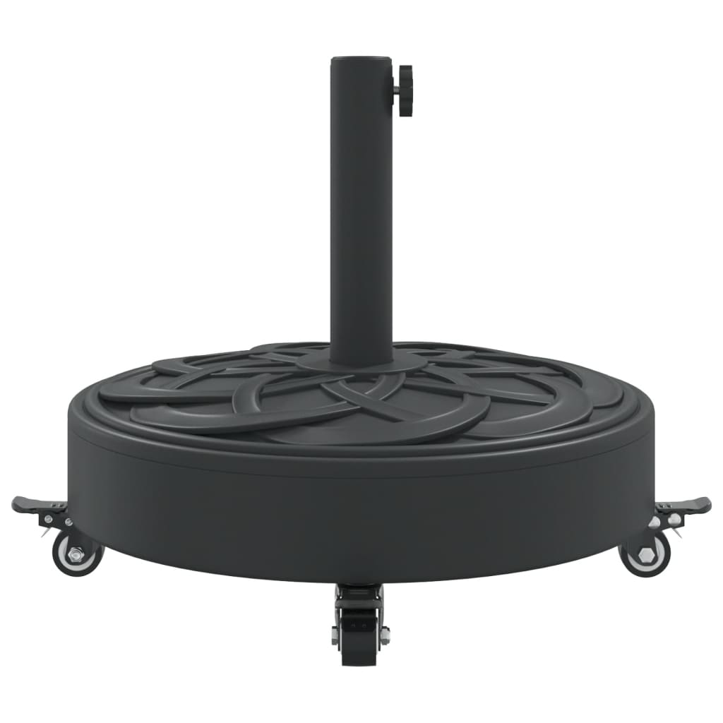 görgős kerek napernyőtalp rúdhoz Ø38 / 48 mm 27 kg