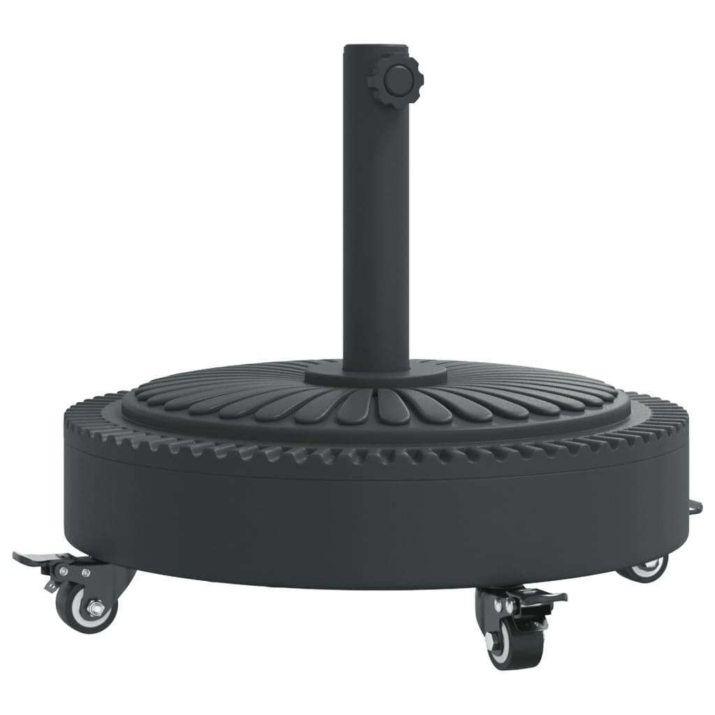 görgős kerek napernyőtalp rúdhoz Ø38 / 48 mm 27 kg
