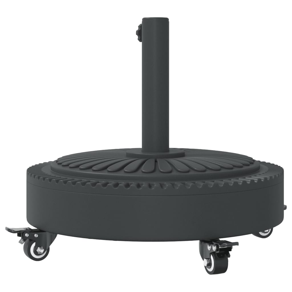 görgős kerek napernyőtalp rúdhoz Ø38 / 48 mm 27 kg