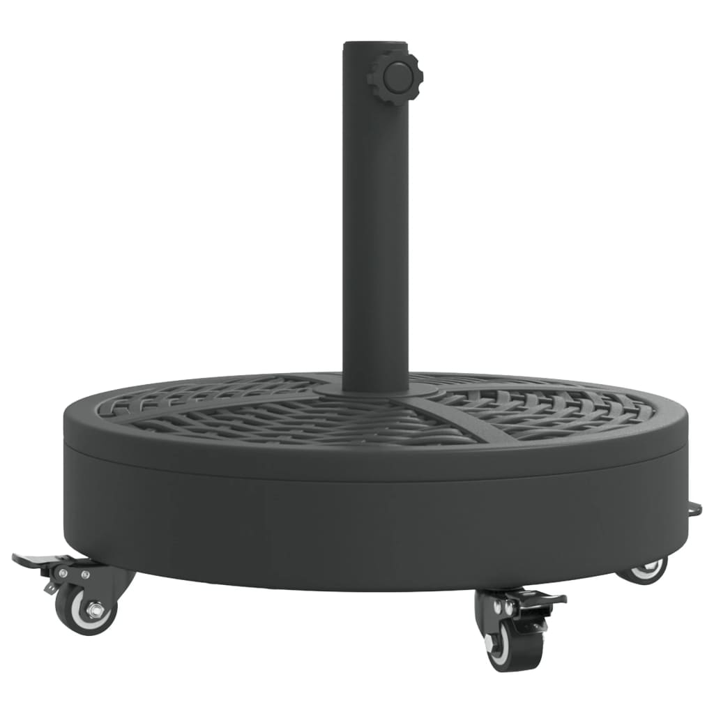 görgős kerek napernyőtalp rúdhoz Ø38 / 48 mm 27 kg