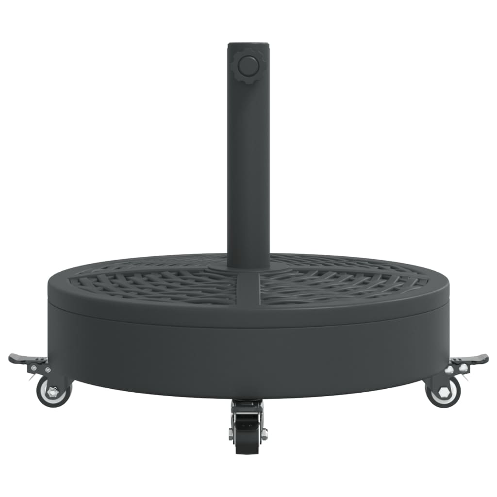 görgős kerek napernyőtalp rúdhoz Ø38 / 48 mm 27 kg