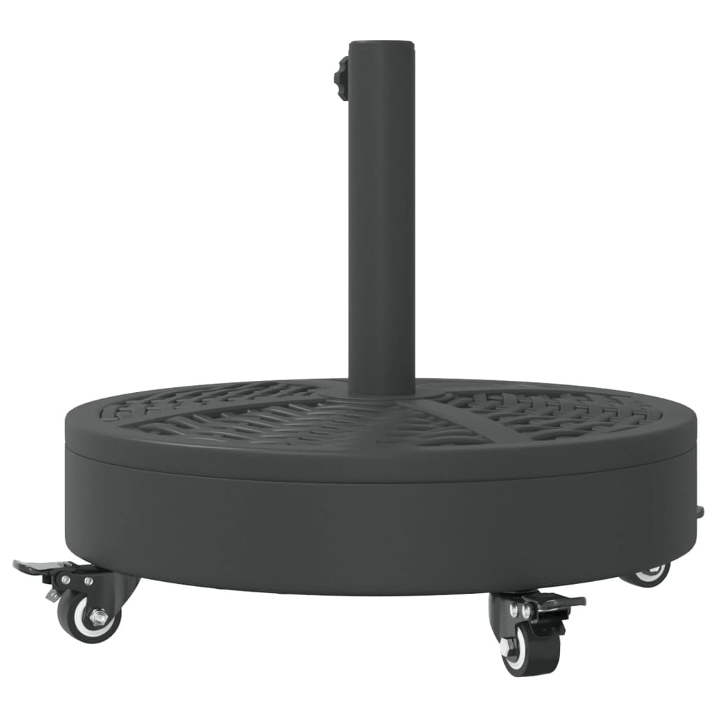 görgős kerek napernyőtalp rúdhoz Ø38 / 48 mm 27 kg