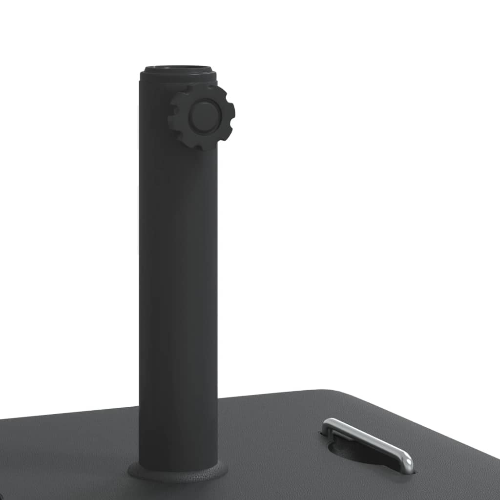fogantyús négyszögű napernyőtalp rúdhoz Ø38 / 48 mm 27 kg