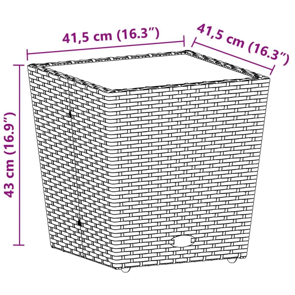 3 részes bézs polyrattan/üveg bisztrógarnitúra párnával