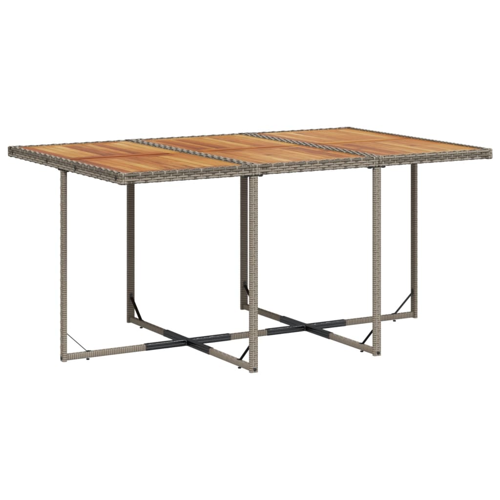 11 részes szürke polyrattan kerti ülőgarnitúra párnákkal
