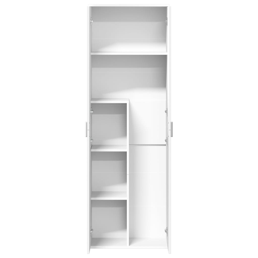 fehér szerelt fa magasszekrény 60 x 35 x 180 cm