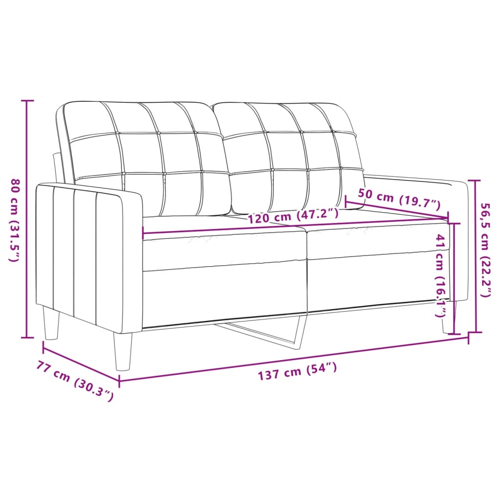 kétszemélyes rózsaszín bársony kanapé 120 cm