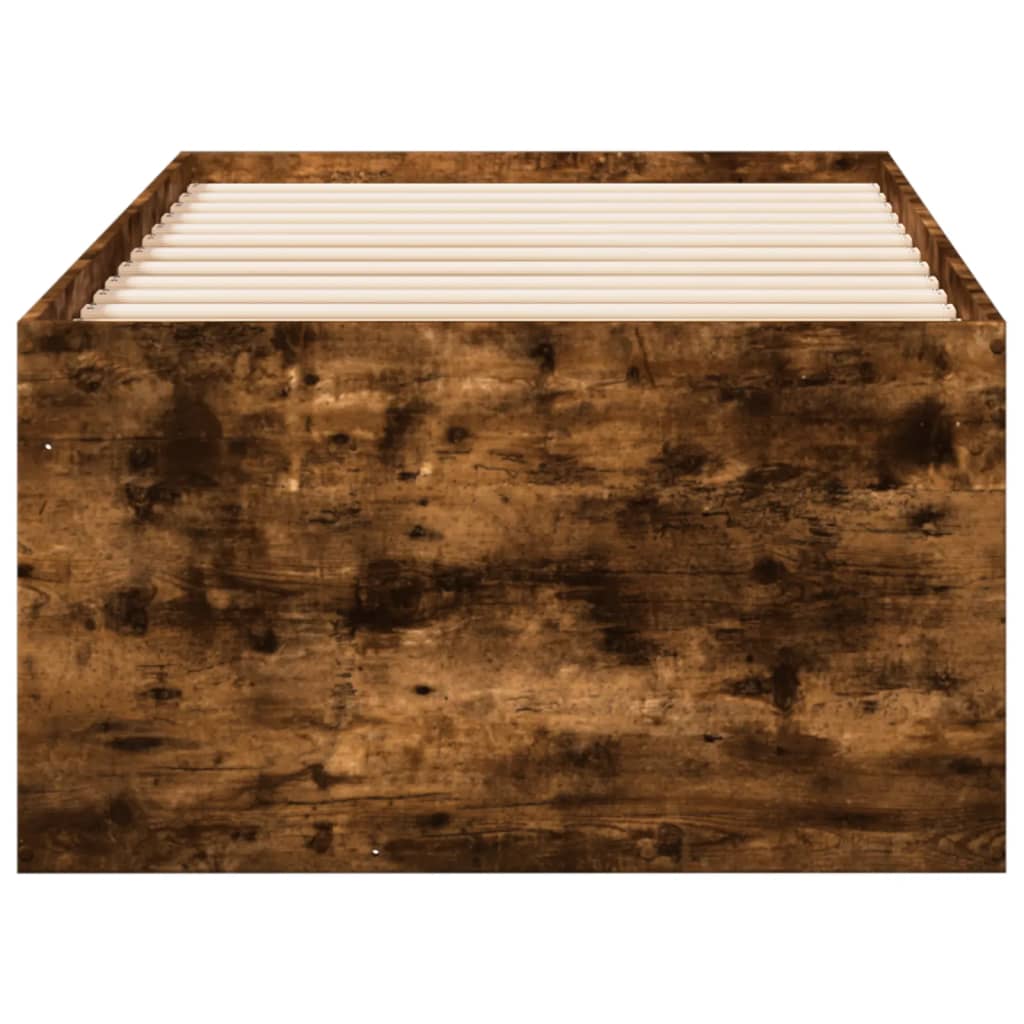 füstös tölgy kanapéágy fiókkal matrac nélkül 75x190 cm