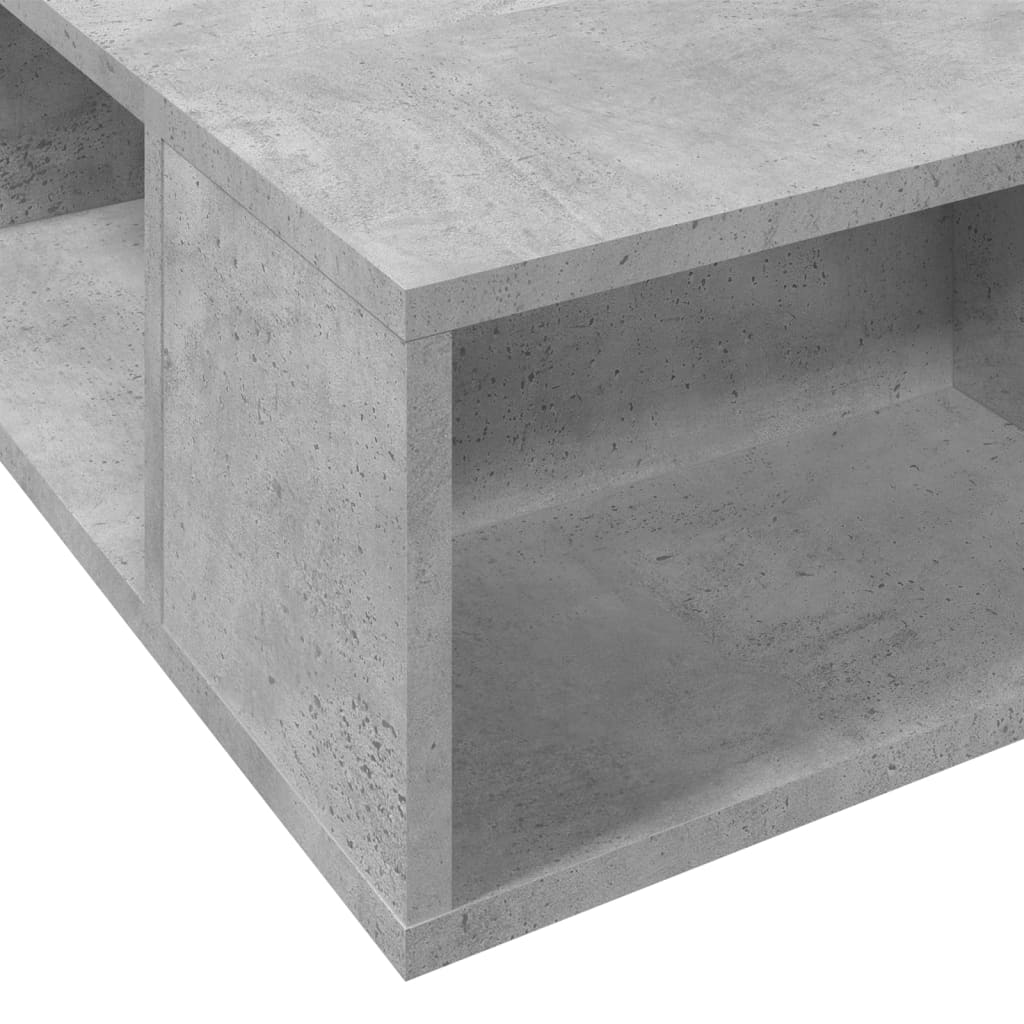 betonszürke szerelt fa ágykeret 100 x 200 cm
