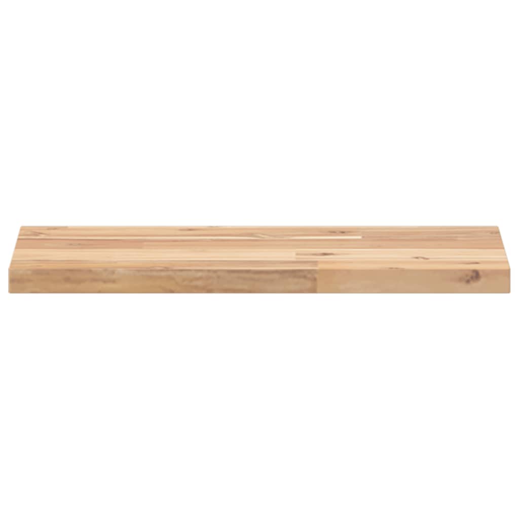 2 db kezeletlen tömör akácfa függőpolc 60 x 20 x 2 cm