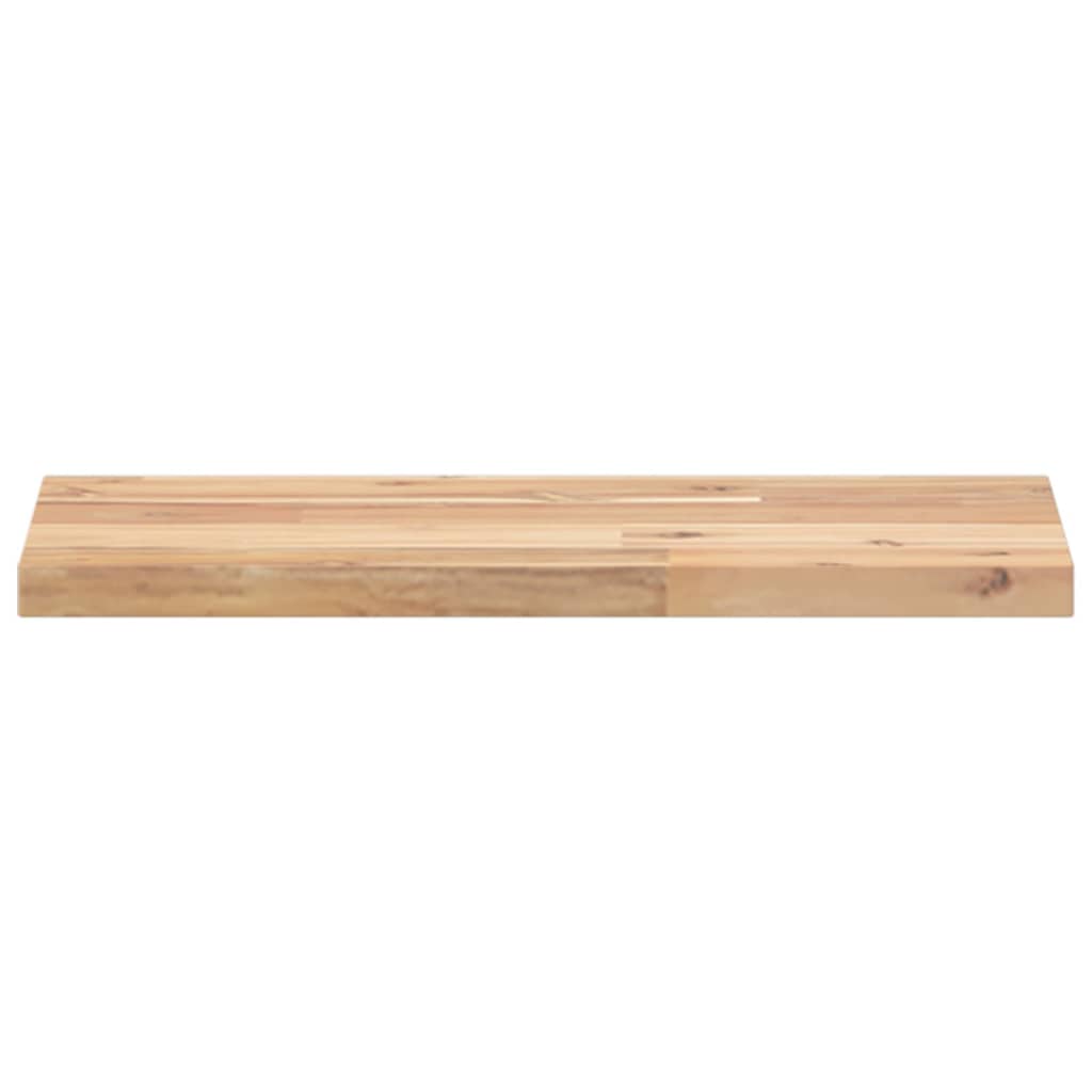 4 db kezeletlen tömör akácfa függőpolc 60 x 20 x 2 cm