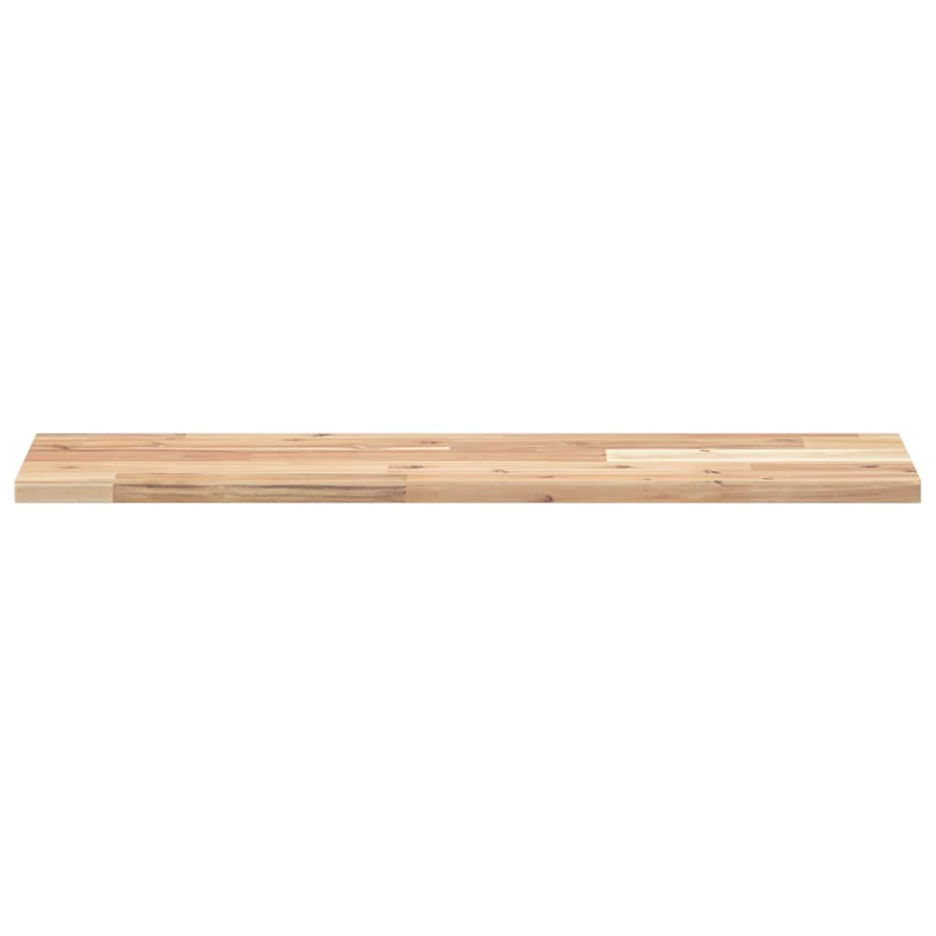 2 db kezeletlen tömör akácfa függőpolc 80 x 20 x 2 cm