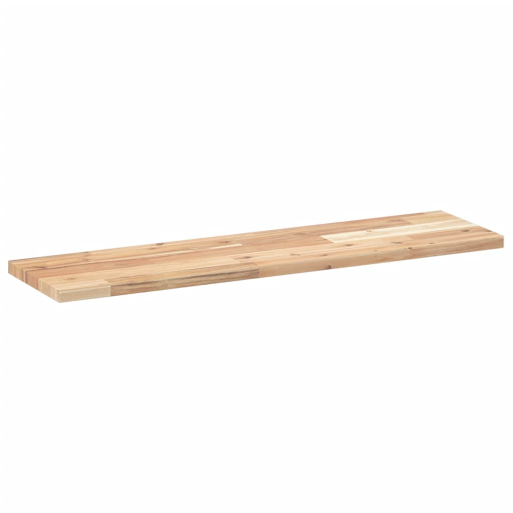 4 db kezeletlen tömör akácfa függőpolc 80 x 20 x 2 cm