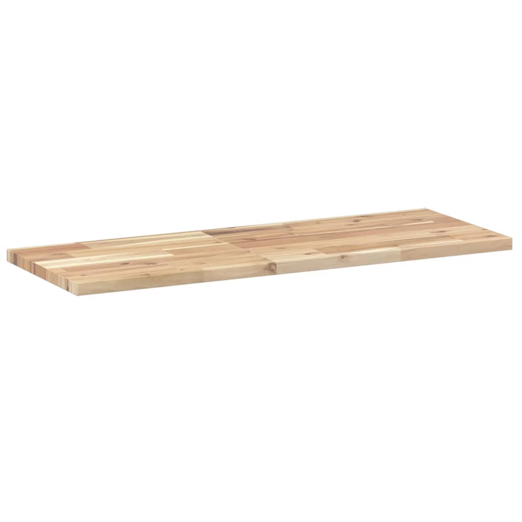 2 db kezeletlen tömör akácfa függőpolc 100 x 30 x 2 cm