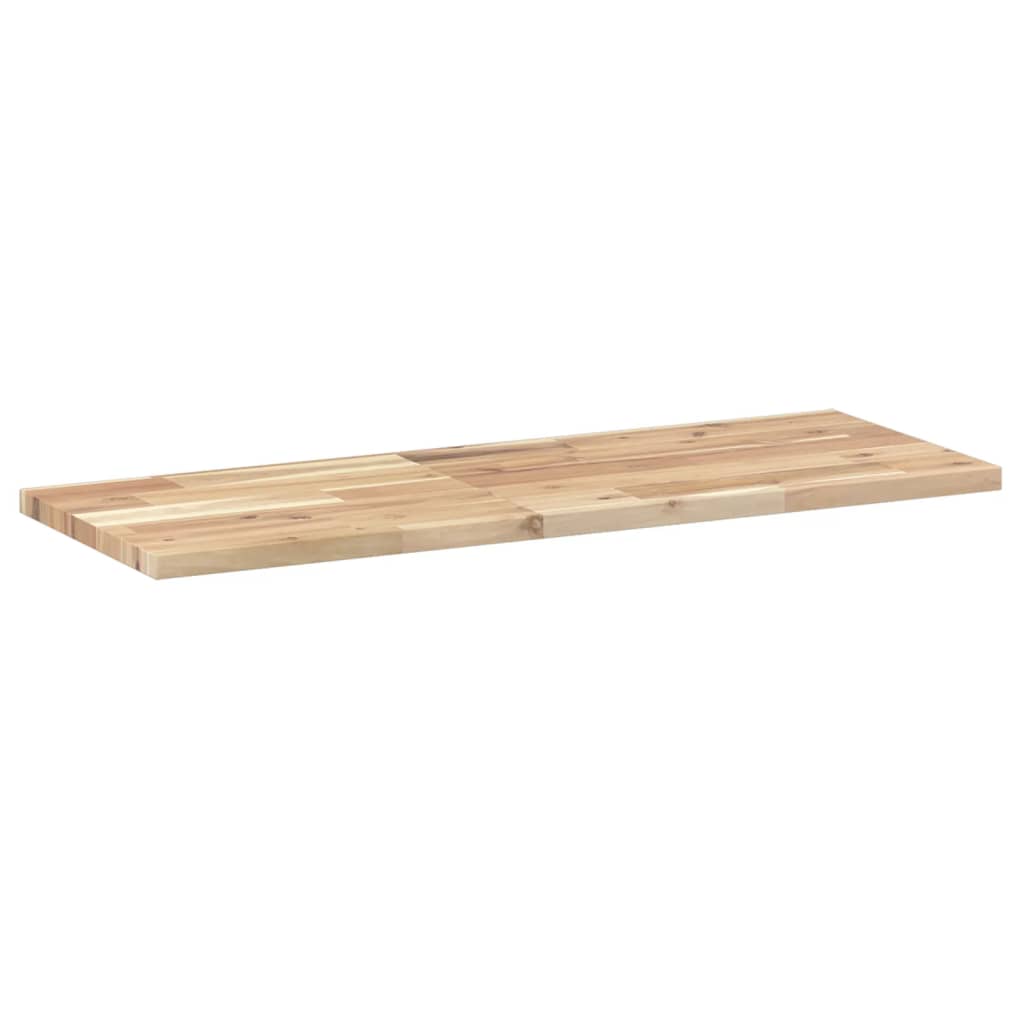 2 db kezeletlen tömör akácfa függőpolc 100 x 30 x 2 cm