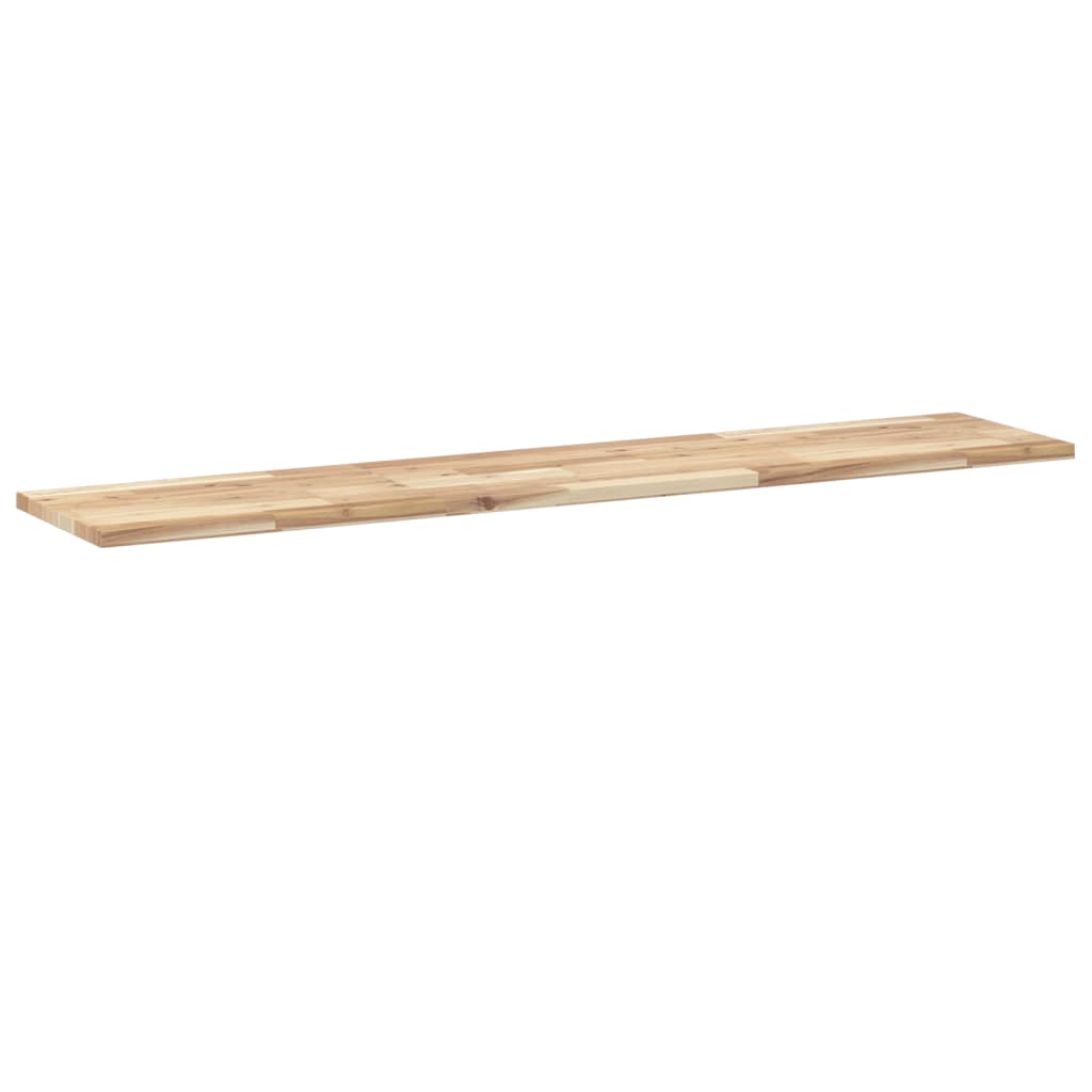 kezeletlen tömör akácfa függőpolc 120 x 30 x 2 cm