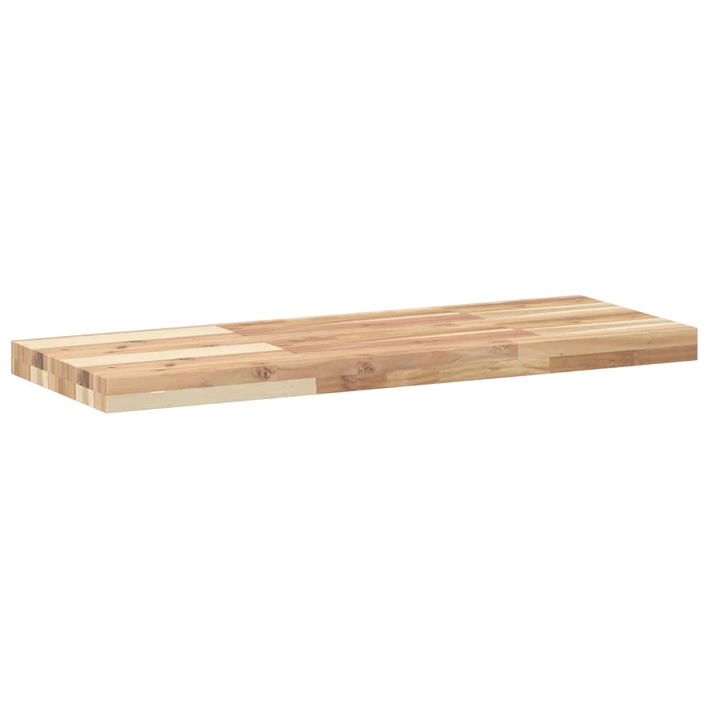 2 db kezeletlen tömör akácfa függőpolc 100 x 30 x 4 cm