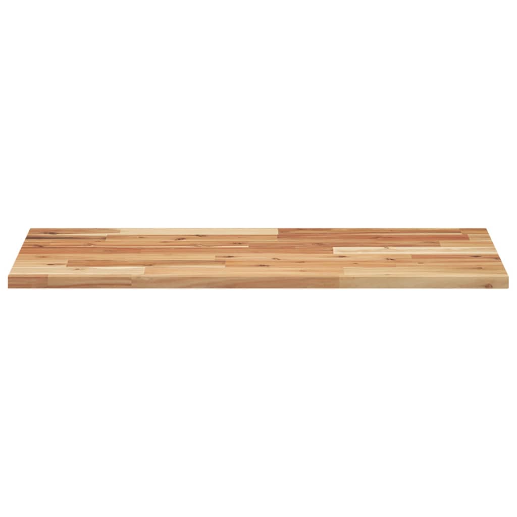 2 db olajbevonatú tömör akácfa függőpolc 100 x 40 x 2 cm