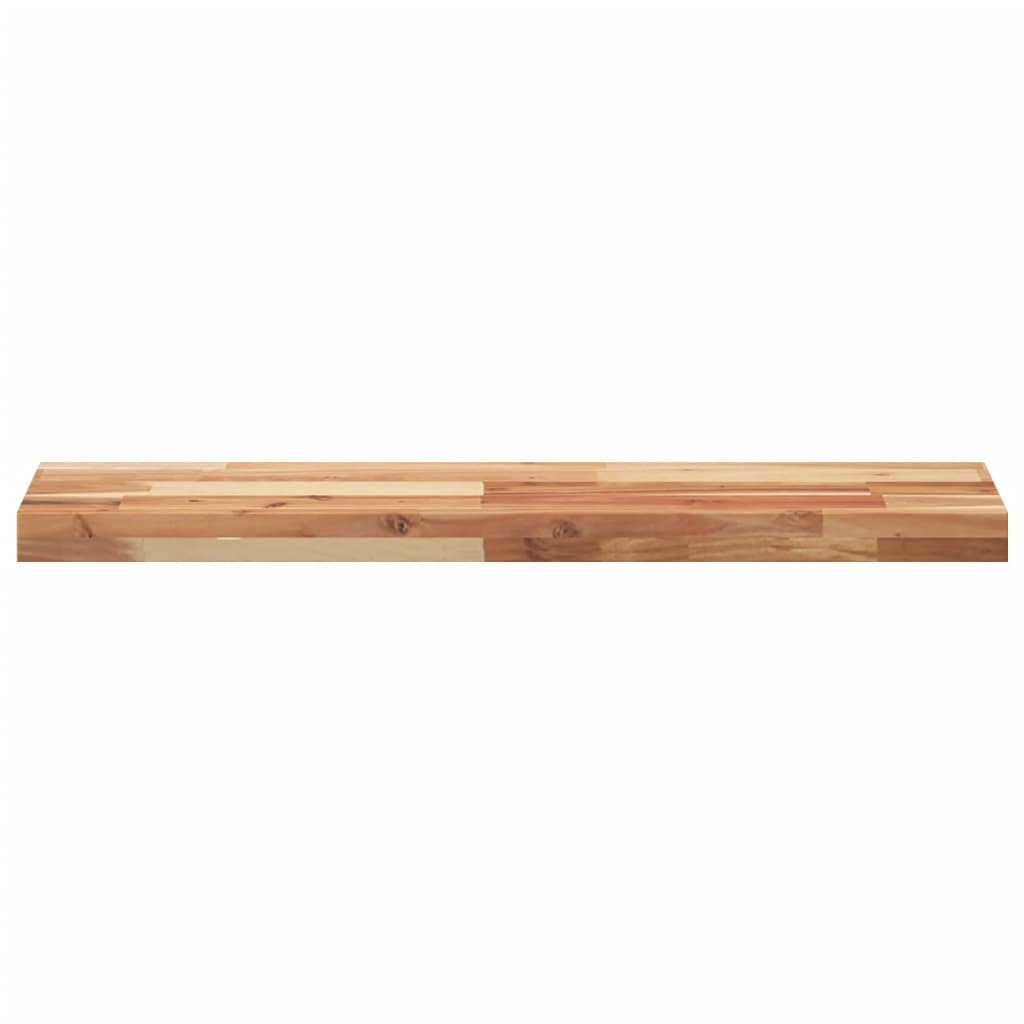 olajbevonatú tömör akácfa függőpolc 100 x 20 x 4 cm